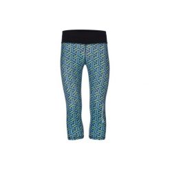 Leginsy SPOKEY Prato 3/4 (rozmiar S) Czarno-niebieski. Niebieskie legginsy sportowe damskie Spokey, s, bez wzorów, z materiału, na fitness i siłownię. Za 46,99 zł.