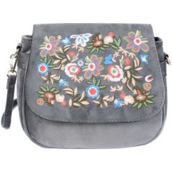 Art Of Polo Torebka Damska tr18102 .2 Grey. Szare torebki klasyczne damskie marki Art of Polo, z haftami, z haftem. Za 89,00 zł.