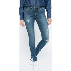 Hilfiger Denim - Jeansy Sophie. Niebieskie jeansy damskie Hilfiger Denim, z obniżonym stanem. W wyprzedaży za 269,90 zł.