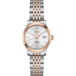 LONGINES Record L2.321.5.72.7. Szare zegarki damskie LONGINES, złote. Za 11470,00 zł.