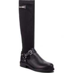 Oficerki LOVE MOSCHINO - JA26023H06JC100A Nero. Czarne kozaki damskie marki Love Moschino, ze skóry, na obcasie. Za 1099,00 zł.