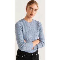 Mango - Sweter Florita. Szare swetry damskie Mango, s, bez wzorów, z elastanu, bez rękawów, bez kaptura. Za 119,90 zł.