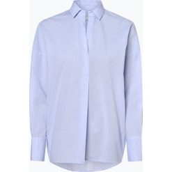 Tonno & Panna - Bluzka damska z dodatkiem lnu, niebieski. Niebieskie bluzki damskie Tonno & Panna, bez wzorów, z bawełny, bez kołnierzyka, bez rękawów. Za 469,95 zł.