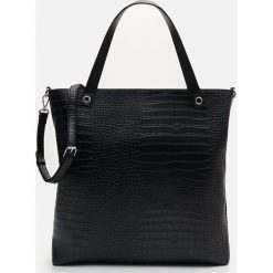 Duża torba shopper - Szary. Szare torby damskie na zakupy Cropp, bez wzorów, duże, bez dodatków. Za 99,99 zł.
