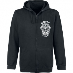 The Amity Affliction Hour Glass Bluza z kapturem rozpinana czarny. Czarne bluzy męskie The Amity Affliction, l, z kapturem. Za 121,90 zł.
