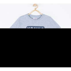 Koszulka. Niebieskie t-shirty chłopięce marki BE BRAVE, z aplikacjami, z krótkim rękawem. Za 42,90 zł.