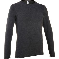 Sweter turystyczny NH100 męski. Czarne swetry męskie QUECHUA, m, bez wzorów, z poliesteru, bez kołnierzyka, bez kaptura. Za 24,99 zł.