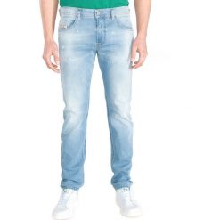 Diesel Thommer Dżinsy Niebieski. Niebieskie jeansy męskie Diesel, bez wzorów. Za 671,95 zł.