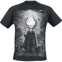 Spiral Horned Spirit T-Shirt czarny. Czarne koszulki męskie Spiral, l, z nadrukiem, z bawełny, z okrągłym kołnierzem. Za 74,90 zł.