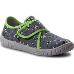 Kapcie SUPERFIT - 2-00279-07 S Stone Multi. Szare sandały chłopięce Superfit, z tworzywa sztucznego, bez zapięcia. Za 124,00 zł.