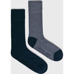 Levi's - Skarpety (2-pack). Niebieskie skarpetki męskie Levi's®, bez wzorów, z elastanu. Za 39,90 zł.