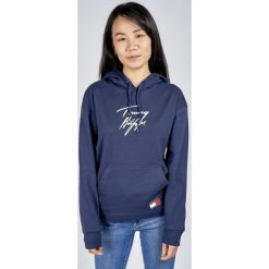 Tommy Hilfiger bluza damska UW0UW02300 Hoodie LWK L ciemnoniebieska. Niebieskie bluzy damskie TOMMY HILFIGER, l, bez wzorów, z bawełny, bez rękawów, bez kaptura. Za 339,00 zł.