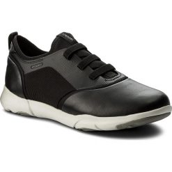 Półbuty GEOX - U Nebula S B U825AB 08511 C9999 Black. Czarne półbuty skórzane męskie Geox. W wyprzedaży za 359,00 zł.