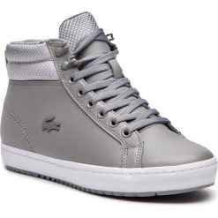 Sneakersy LACOSTE - Straightset Insulatec 3181 Caw 7-36CAW0044H92 Gry/Lt Gry. Szare półbuty damskie Lacoste, ze skóry. W wyprzedaży za 359,00 zł.