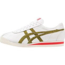 Onitsuka Tiger CORSAIR Sneakersy niskie white/hunter green. Białe trampki i tenisówki damskie marki Onitsuka Tiger, ze skóry ekologicznej. Za 419,00 zł.