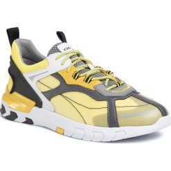 Sneakersy GEOX - U Grecale A U028ZA 01422 C2M2G Lt Yellow/Dk Yellow. Żółte sneakersy męskie Geox, na co dzień, bez wzorów, ze skóry ekologicznej, klasyczne, bez zapięcia. W wyprzedaży za 449,00 zł.
