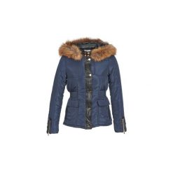 Kurtki pikowane Betty London BAMBOU. Niebieskie kurtki damskie Betty London, s, bez wzorów, bez kaptura. W wyprzedaży za 329,30 zł.