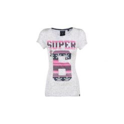 T-shirty z krótkim rękawem Superdry SUPER NO 6. Szare t-shirty damskie Superdry, l. Za 103,20 zł.