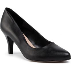 Półbuty LASOCKI - 727-01 Black 1. Czarne półbuty damskie Lasocki, bez wzorów, ze skóry, bez obcasa, bez zapięcia. Za 179,99 zł.