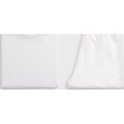 Mango Kids - Piżama dziecięca Amalia 110-164 cm. Białe piżamy dziewczęce Mango Kids, bez wzorów, z bawełny, bez rękawów. Za 79,90 zł.