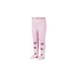 Sterntaler Rajstopy dziewczęce Korony różowe - różowy/pink - Gr.74. Różowe skarpetki dziewczęce Sterntaler, bez wzorów, z elastanu. Za 49,00 zł.