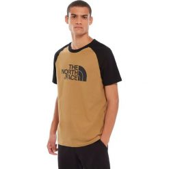 Koszulka The North Face Raglan Easy T937FVD9V - brązowy. Pomarańczowe koszulki męskie The North Face, m, bez wzorów, bez kołnierzyka, bez rękawów. Za 96,99 zł.