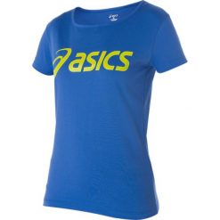 Bluzki asymetryczne: Asics Koszulka damska Logo Tee niebieska r. S (122863-8091)