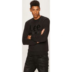 Lee - Bluza. Czarne bluzy męskie Lee, xxl, z aplikacjami, z bawełny, z okrągłym kołnierzem, bez rękawów, bez kaptura. W wyprzedaży za 229,90 zł.