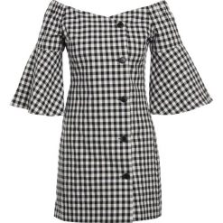 Sukienki: Topshop GINGHAM Sukienka koszulowa black
