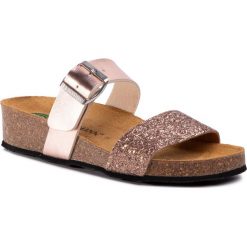Klapki DR. BRINKMANN - 701508 Rosa 42. Różowe klapki damskie Dr. Brinkmann, bez wzorów, ze skóry ekologicznej, bez obcasa. Za 149,00 zł.
