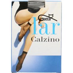 Skarpety damskie Gatta. Czarne skarpetki damskie Gatta, bez wzorów, z elastanu. Za 9,90 zł.