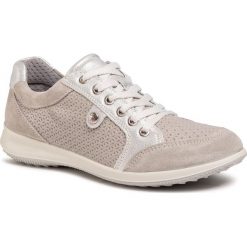 Sneakersy GO SOFT - 506340 Gray. Szare półbuty damskie GO SOFT, bez wzorów, ze skóry, bez obcasa, bez zapięcia. Za 249,99 zł.