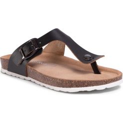 Japonki MARCO TOZZI - 2-27400-24 Black Nappa 022. Czarne klapki damskie Marco Tozzi, bez wzorów, ze skóry, bez obcasa. W wyprzedaży za 119,00 zł.