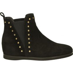 Botki - S158 CAM NERO. Czarne botki damskie skórzane Venezia. Za 269,00 zł.