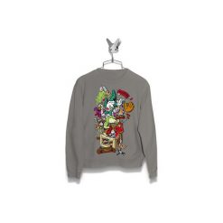 Bluza Zabawkowy Krusty Męska. Szare bluzy męskie Failfake, s. Za 170,00 zł.