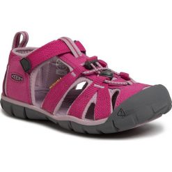 Sandały KEEN - Seacamp II Cnx 1022994 Very Berry/Dawn Pink. Różowe sandały dziewczęce Keen, ze skóry ekologicznej, bez zapięcia. Za 249,00 zł.