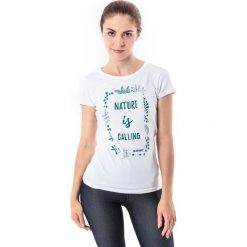 Hi-tec Koszulka damska Hi-Tec LADY INSIGHT biała r. L. Białe topy sportowe damskie marki Hi-tec, l. Za 32,14 zł.