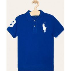 Polo Ralph Lauren - Polo dziecięce 134-176 cm. Niebieskie t-shirty chłopięce z bawełny. Za 319,90 zł.