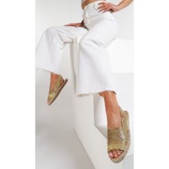 Żółte Espadryle Royal Red. Żółte espadryle damskie Renee, bez wzorów, bez obcasa, na płaskiej podeszwie. Za 59,99 zł.