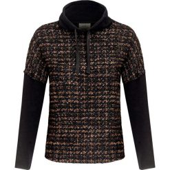 Bluza DEHA EXPRESSION. Czarne bluzy damskie Deha, w kratkę, z bawełny. W wyprzedaży za 196,00 zł.