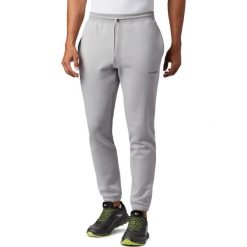 Męskie spodnie dresowe Columbia Logo Fleece Jogger 1884941039. Szare spodnie męskie Columbia, m, bez wzorów, z dresówki. Za 113,99 zł.