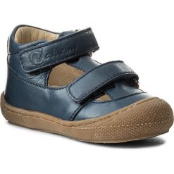 Sandały NATURINO - 0012012117.01.9108 Navy Fondo Ambra. Niebieskie sandały chłopięce marki Naturino, ze skóry. W wyprzedaży za 229,00 zł.