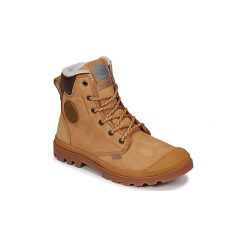 Buty Palladium PAMPA SPORT CUFF WPS. Żółte buty sportowe damskie Palladium, bez wzorów, sportowe. Za 559,20 zł.