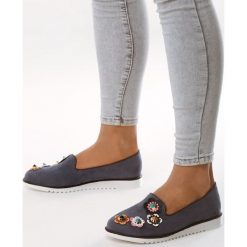 Granatowe Lordsy Guava. Niebieskie lordsy damskie Multu, bez obcasa. Za 39,99 zł.