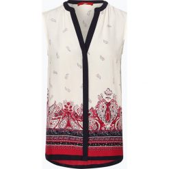 S.Oliver Casual - Damska bluzka bez rękawów, beżowy. Brązowe bluzki damskie s.Oliver Casual, s, bez wzorów, casualowe, bez kołnierzyka, bez rękawów. Za 139,95 zł.