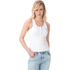 Guess Afrodite Podkoszulek Biały. Białe podkoszulki damskie Guess, l, z aplikacjami, z bawełny, bez kołnierzyka. Za 157,95 zł.