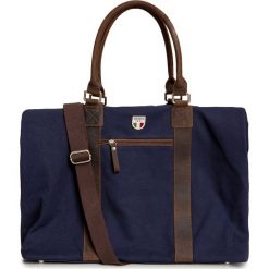 Torba DOLOMITE CANVAS WEEKENDER XL 60. Niebieskie torby męskie skórzane Dolomite, w paski, z tkaniny, na ramię. Za 660,00 zł.