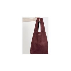 Torebki klasyczne damskie: HOBO BAG – Burgundowa