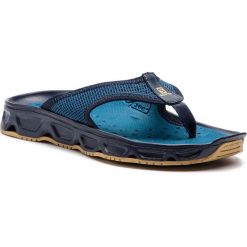 Japonki SALOMON - Rx Break 4.0 407448 27 M0 Navy Blazer/Poseidon/Taos Taupe. Niebieskie klapki męskie marki Salomon, bez wzorów, z tworzywa sztucznego. Za 229,00 zł.