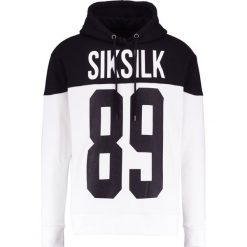 Bluzy męskie: SIKSILK SIKSILK CUT AND SEW Bluza z kapturem black